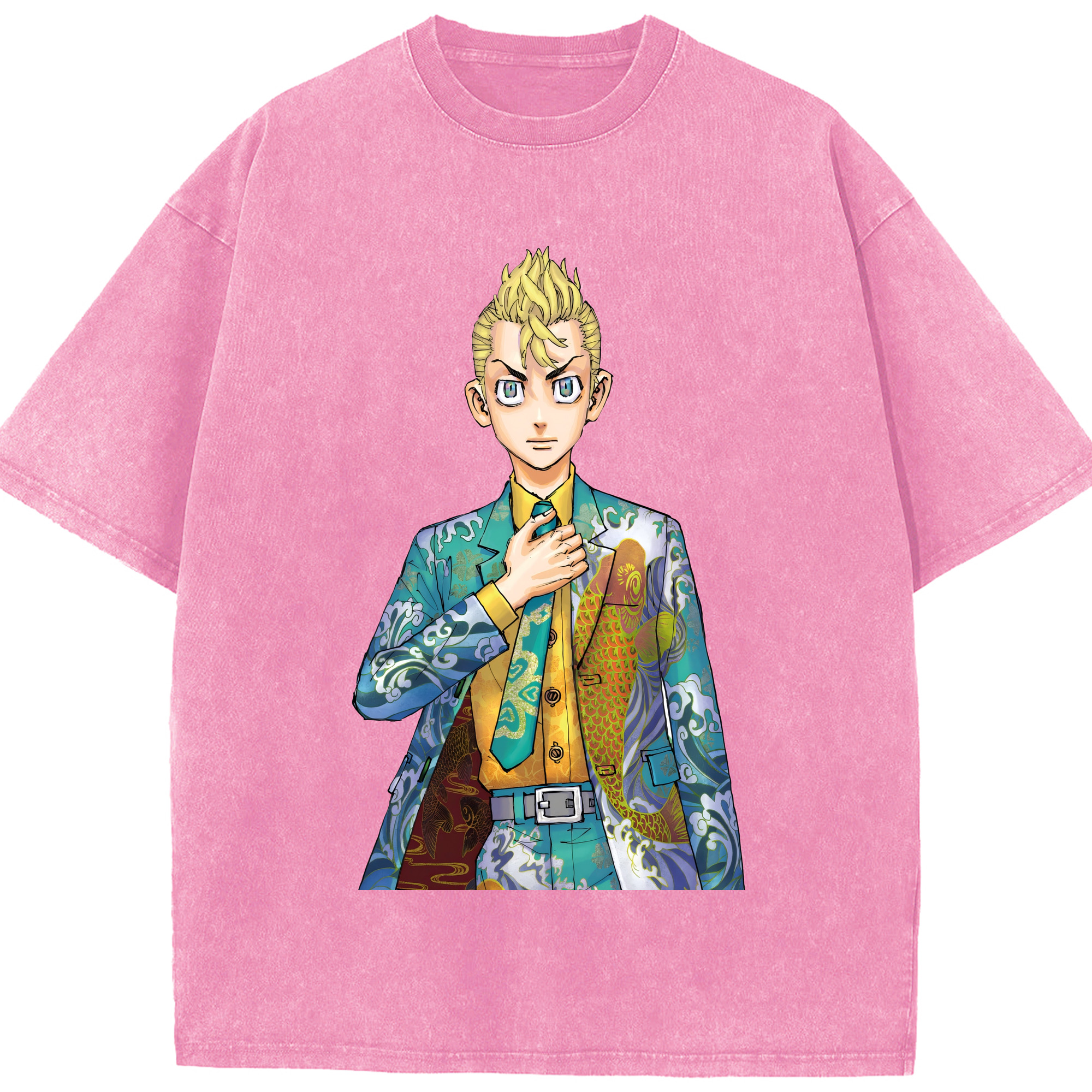 （画像用） 東京リベンジャーズ Tokyo Revengers 綿100% ヴィンテージ風 半袖Tシャツ（フロントプリント）